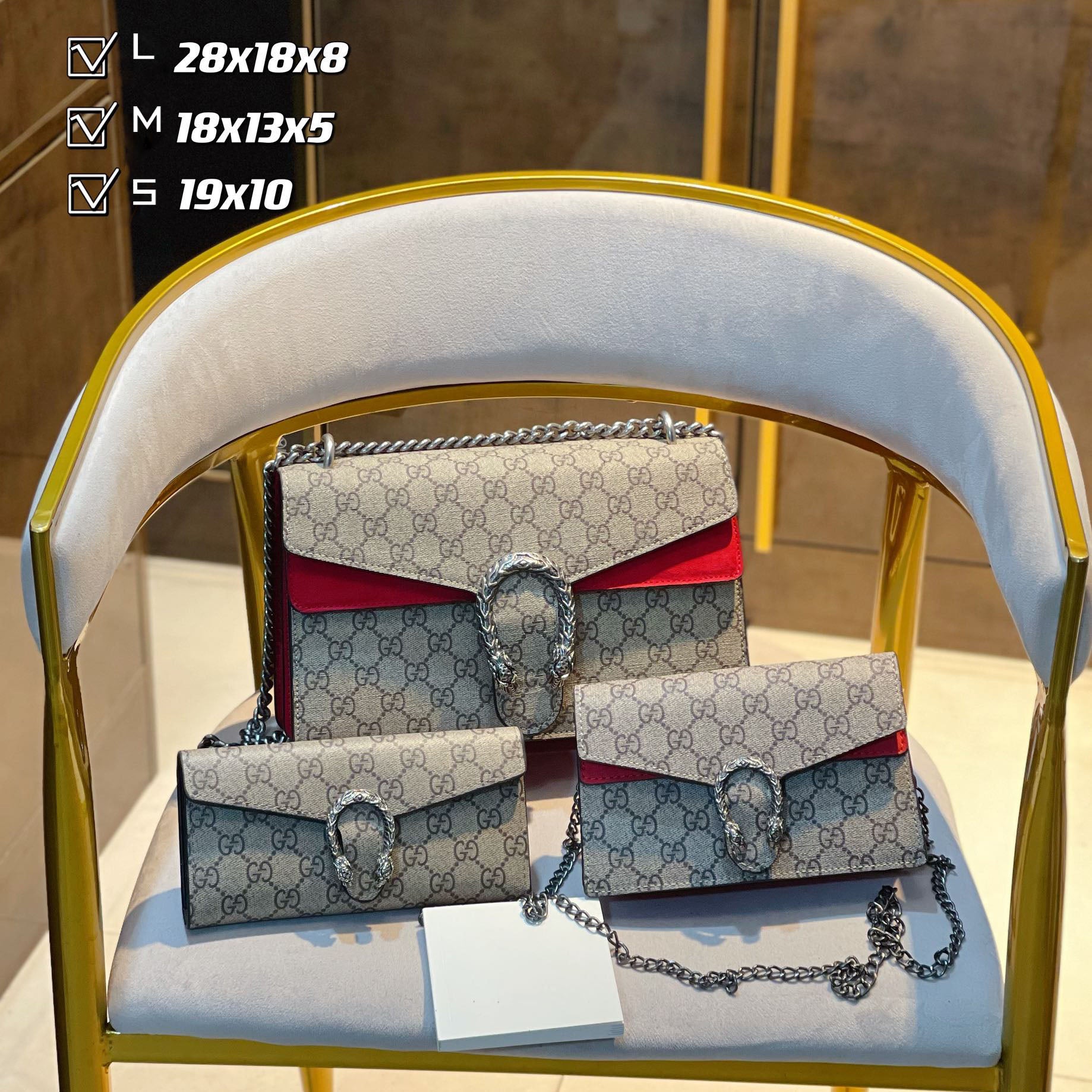 New fashion design style all-match three-piece bag S37
