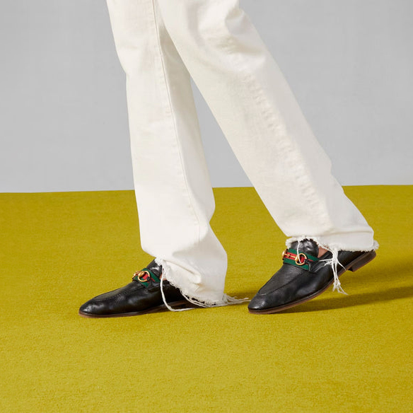 Men's Double Buckle With Saddle Web Loafers