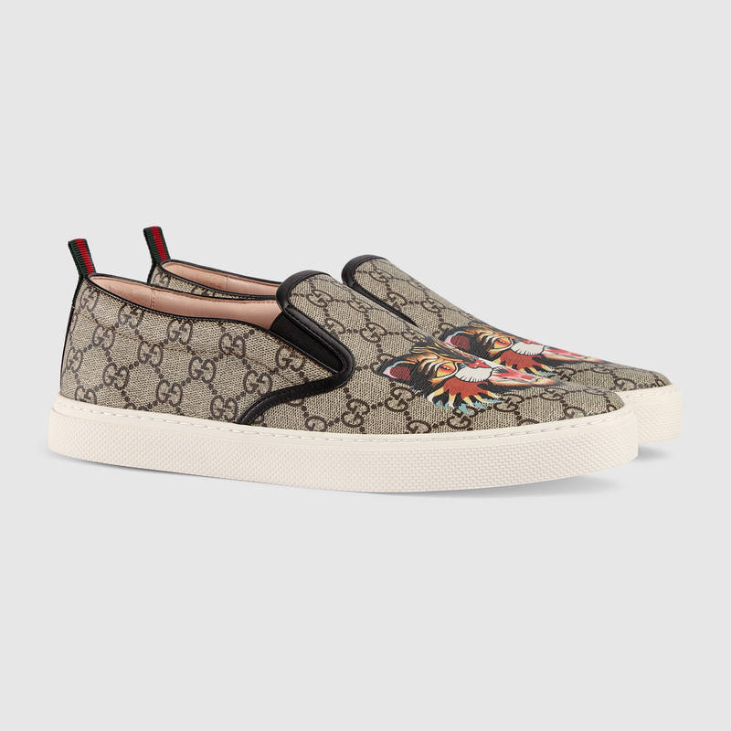 Cat print sneakers