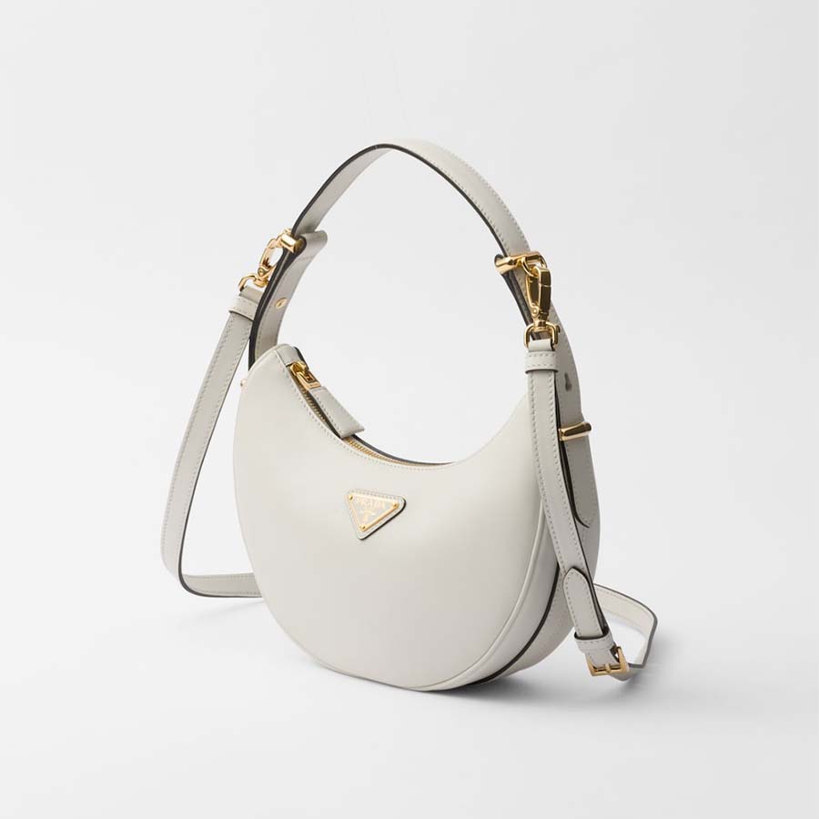 Arqué leather shoulder bag