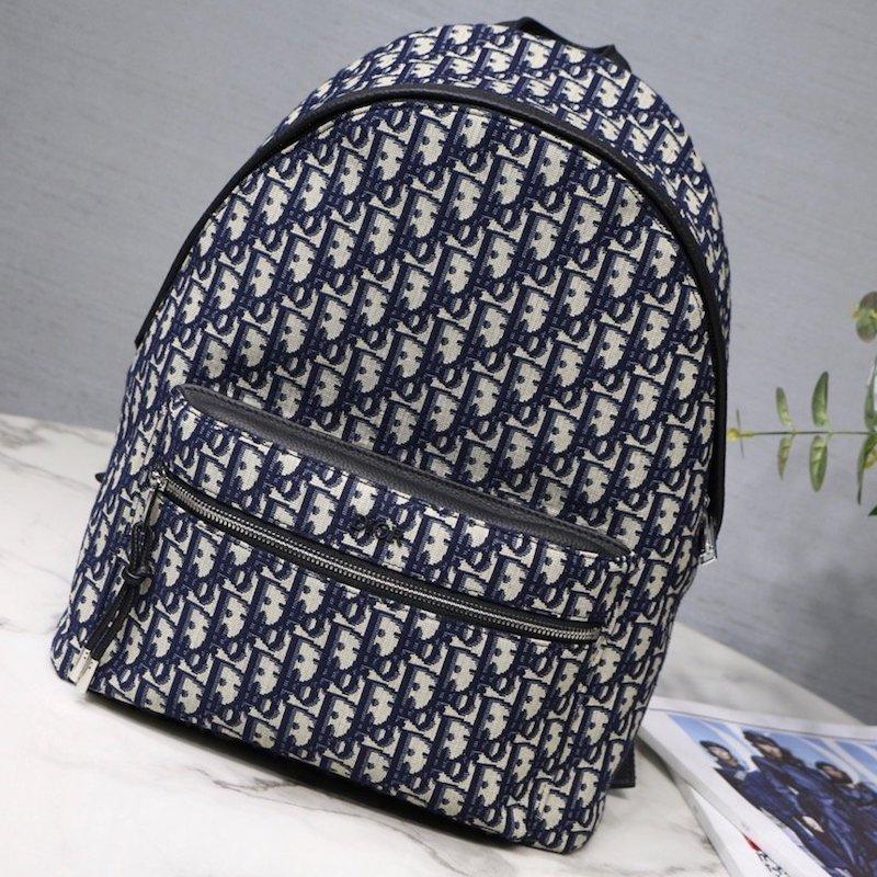 Blue Oblique Backpack