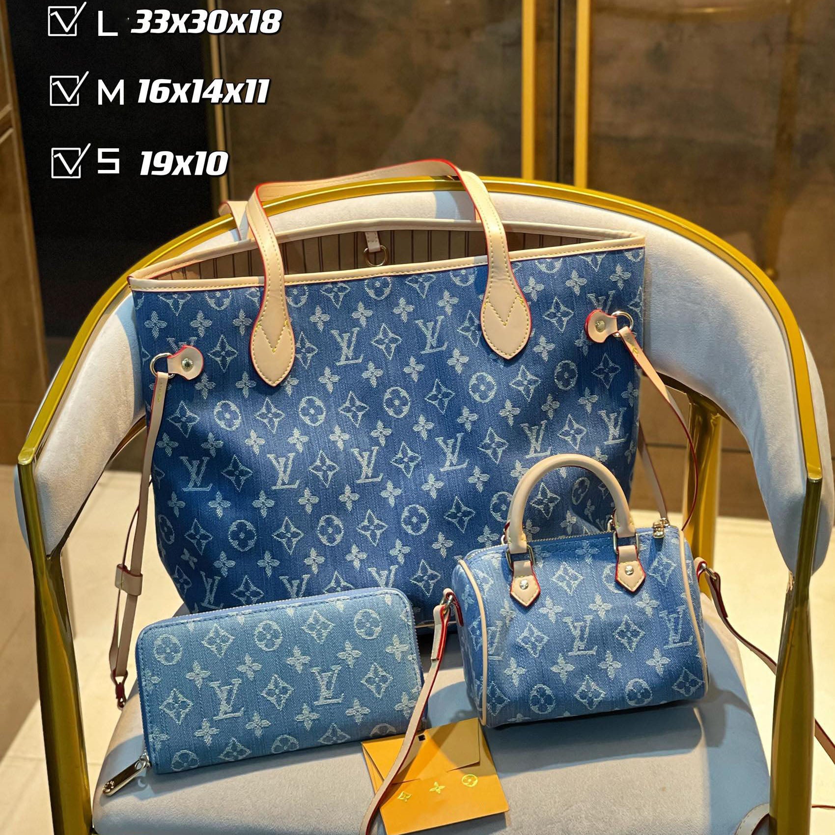New fashion design style all-match three-piece bag S7