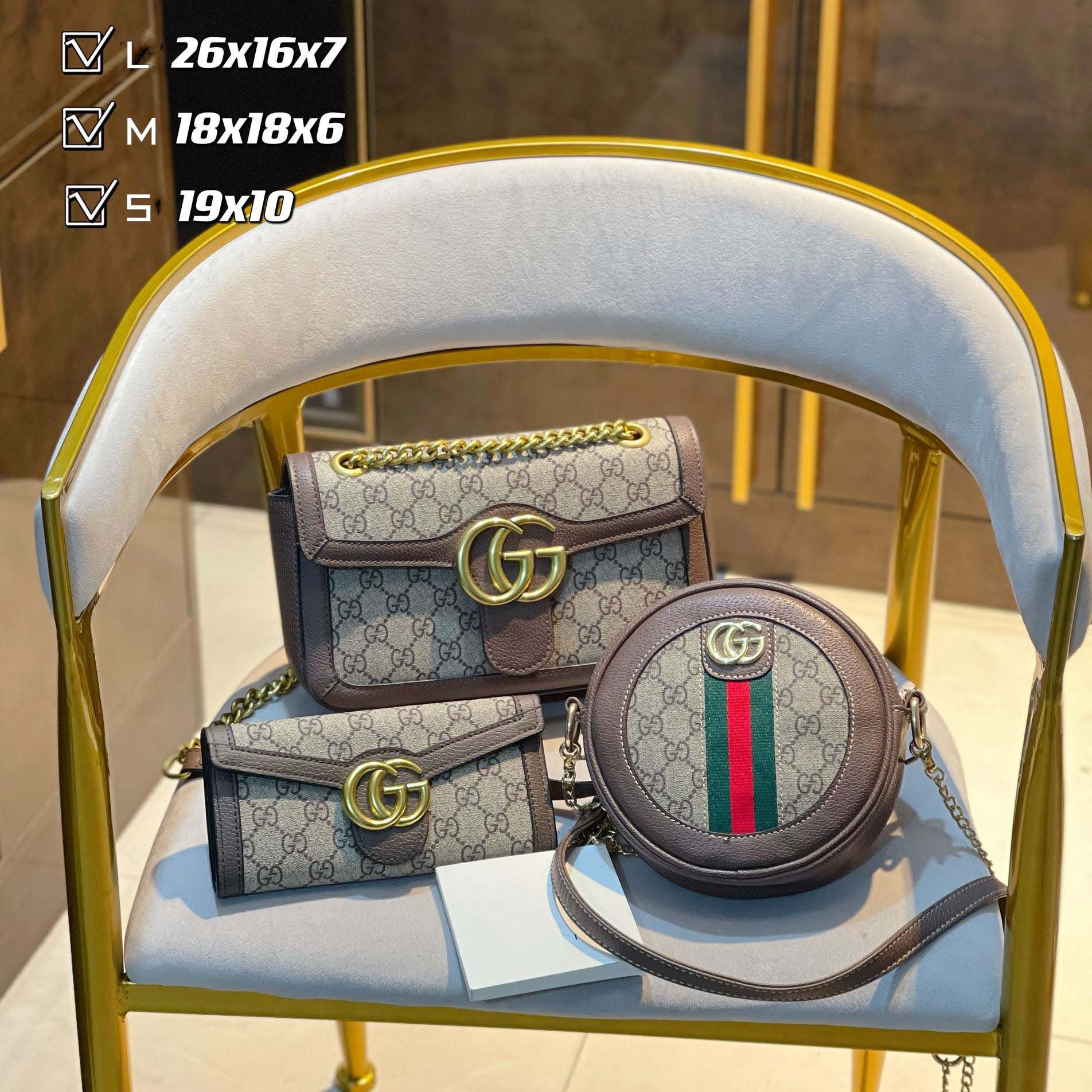 New fashion design style all-match three-piece bag S52