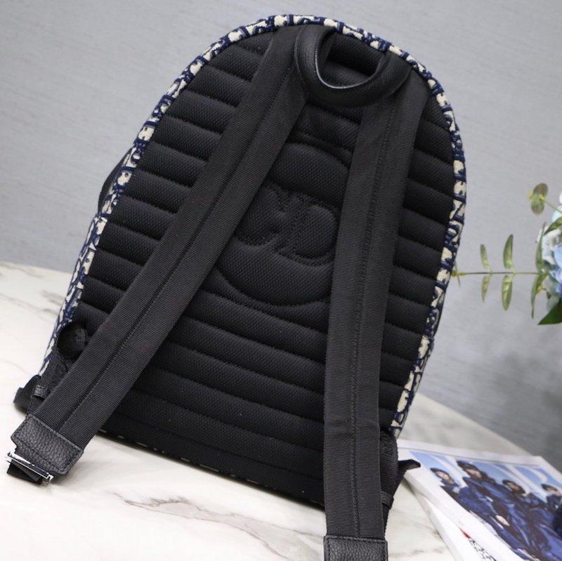 Blue Oblique Backpack