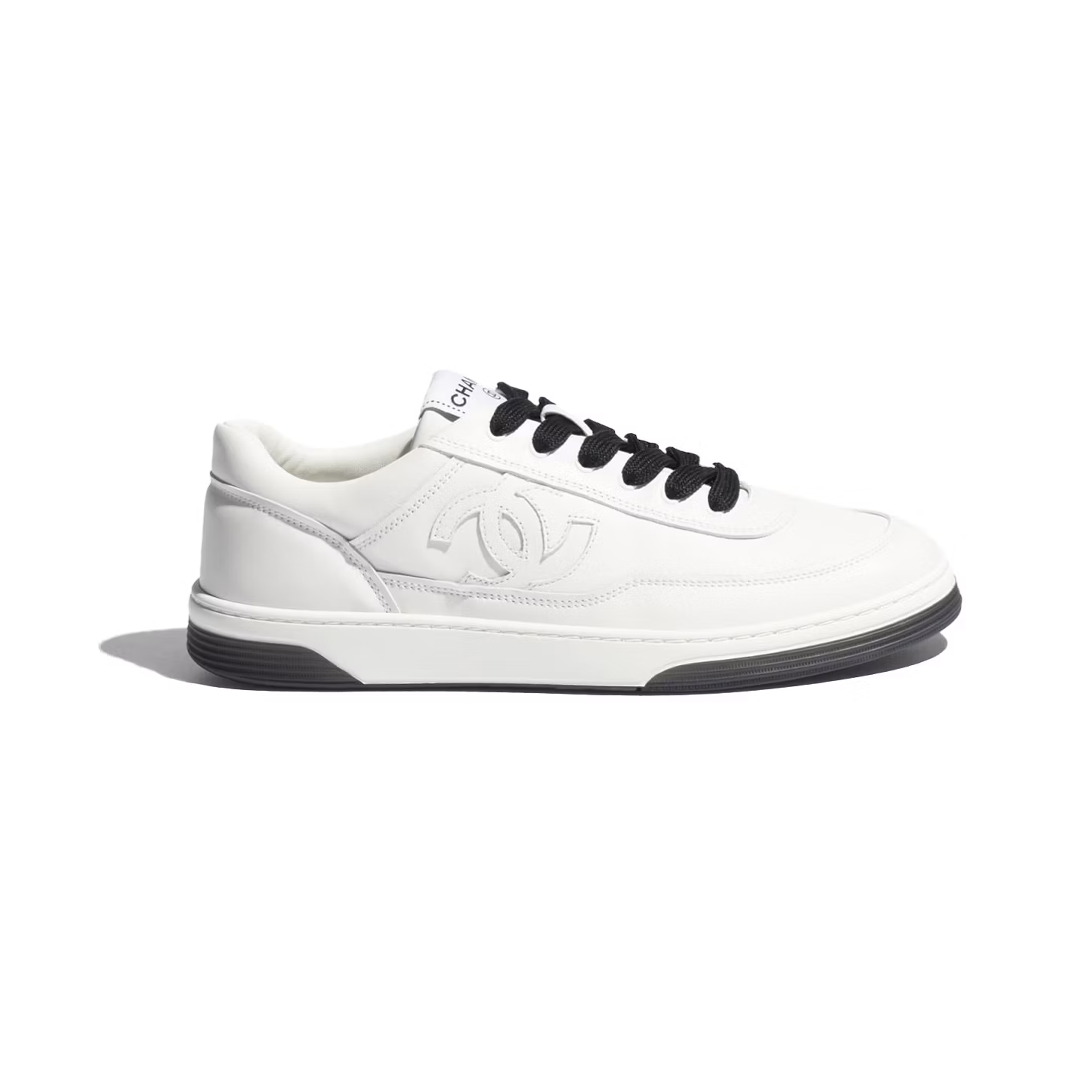 Low Top Trainer White Black (Women's) 24092309