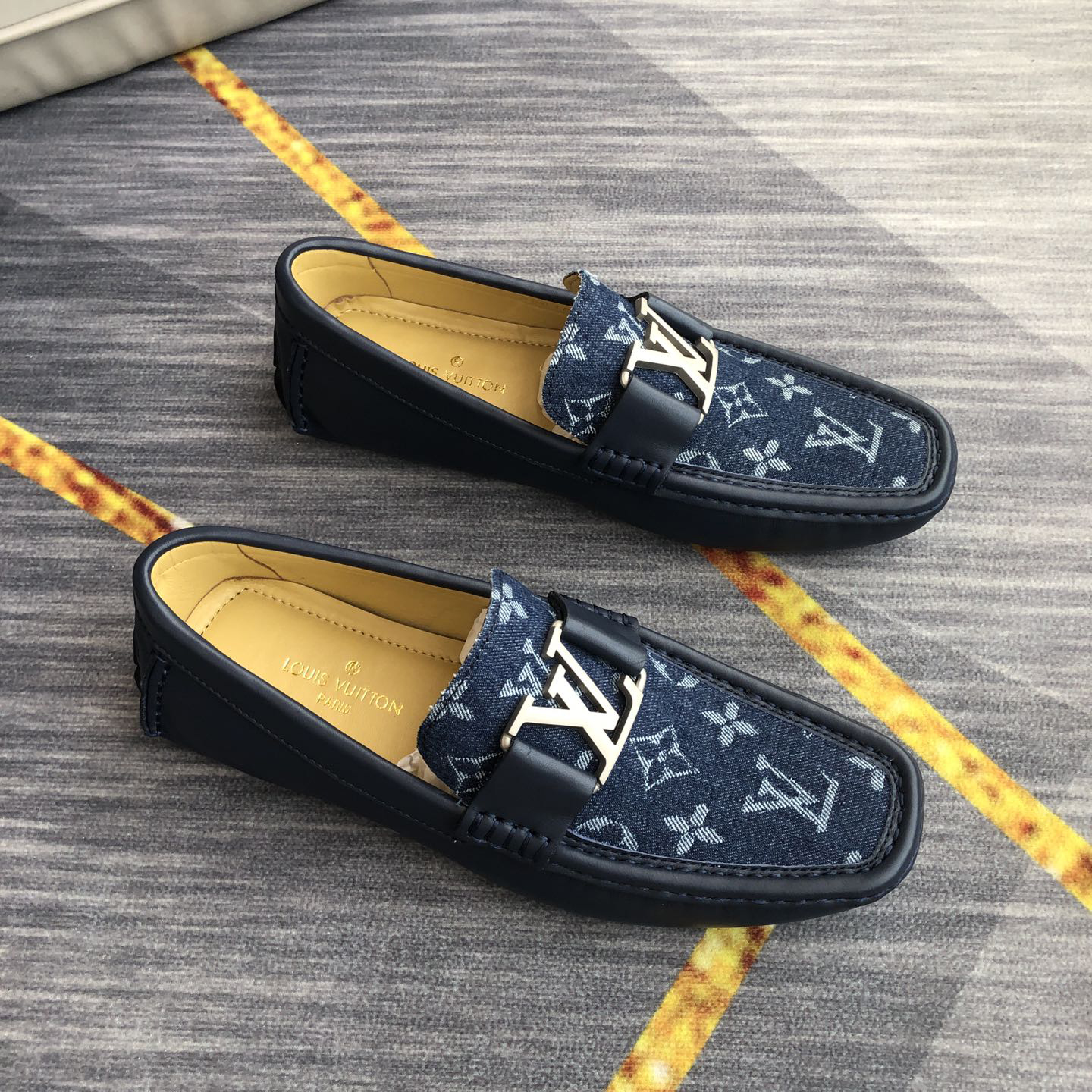Men's Luxury Print Slip-On Boat Shoes