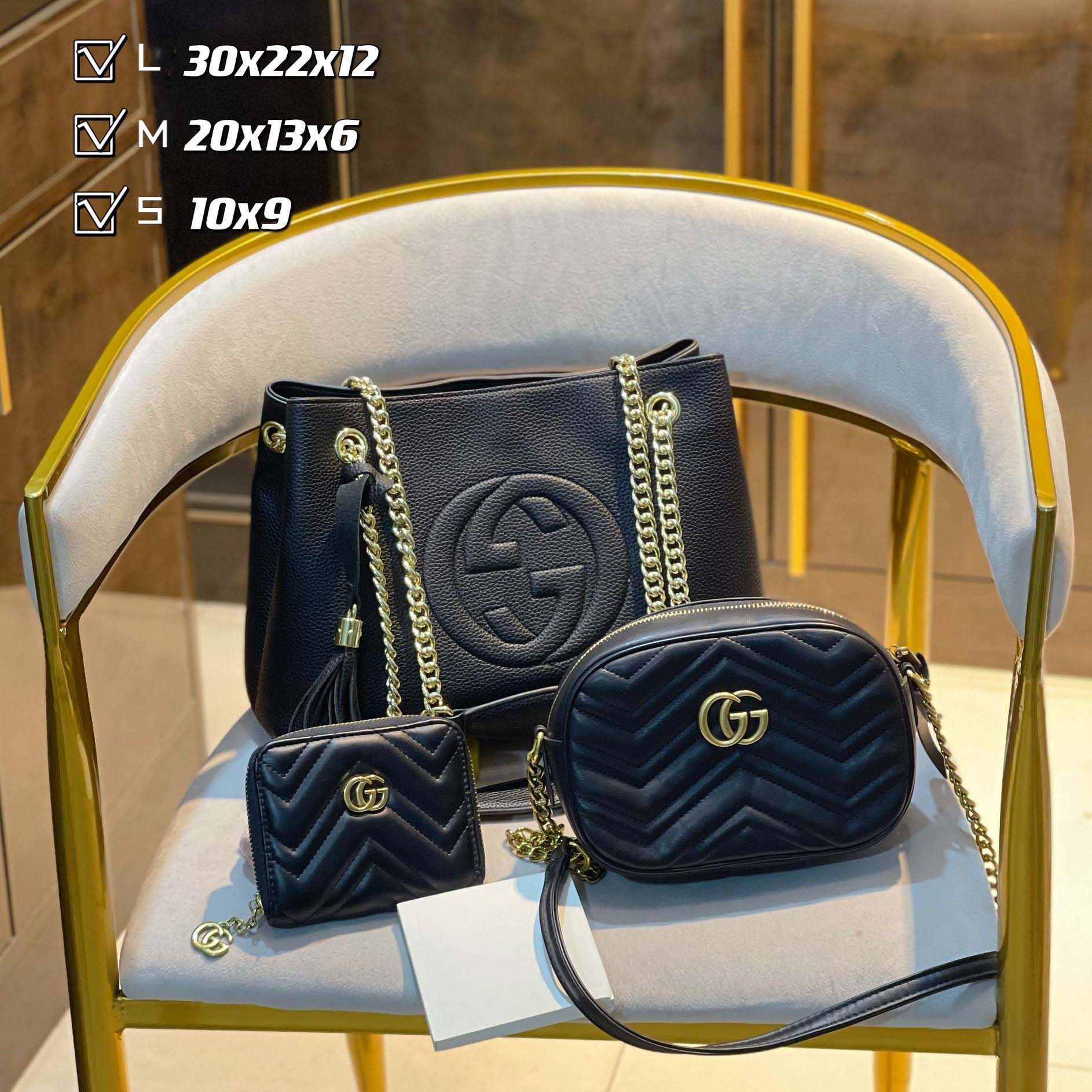 New fashion design style all-match three-piece bag S54