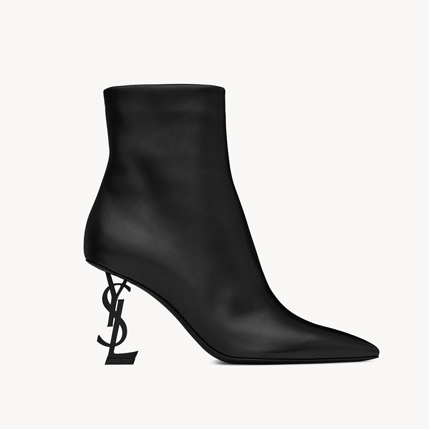 YSL Genuine leather ankle boots
