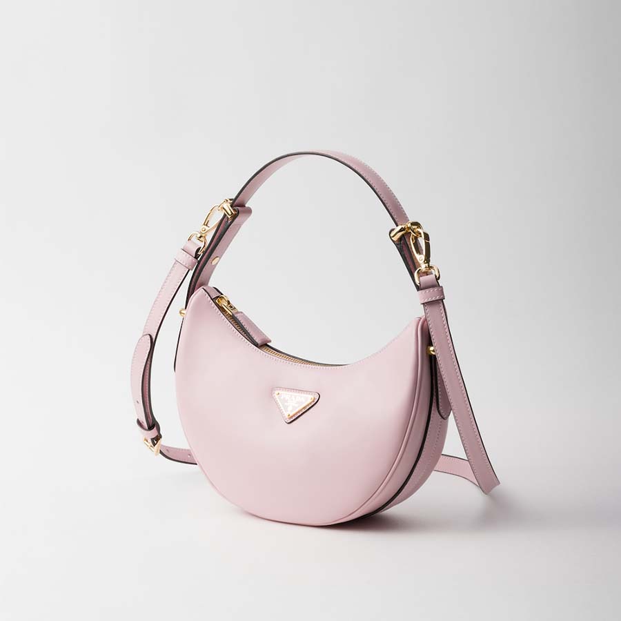 Arqué leather shoulder bag