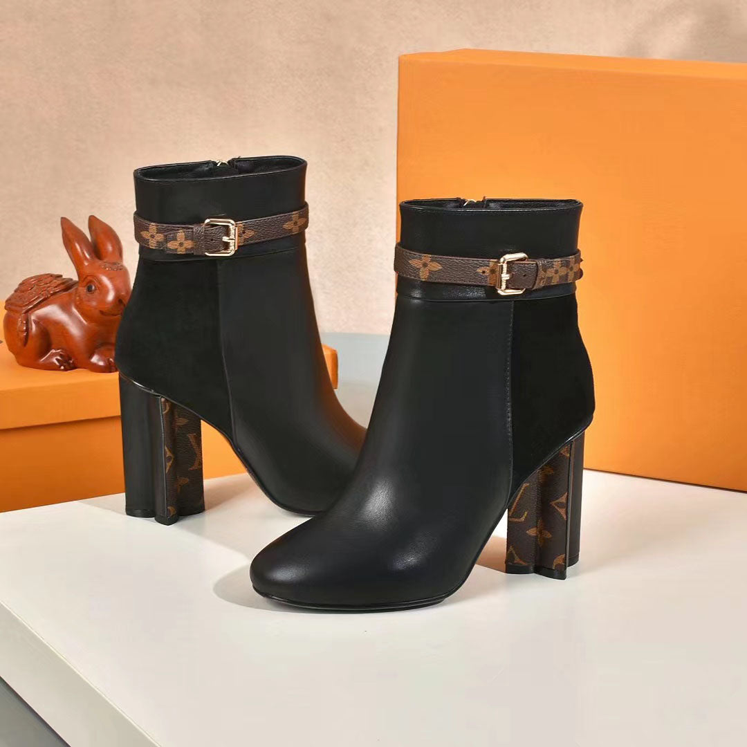New fashion women's shoes versatile ankle boots S05