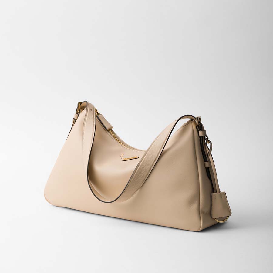Aimée large leather shoulder bag