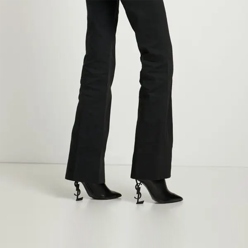 YSL Genuine leather ankle boots