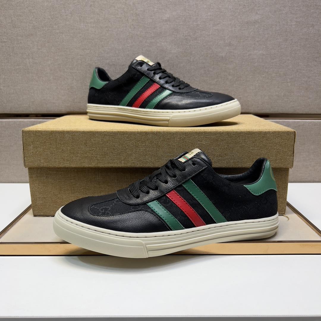 New Black Lace-Up Versatile Casual Fashion Men's Sports Casual Shoes