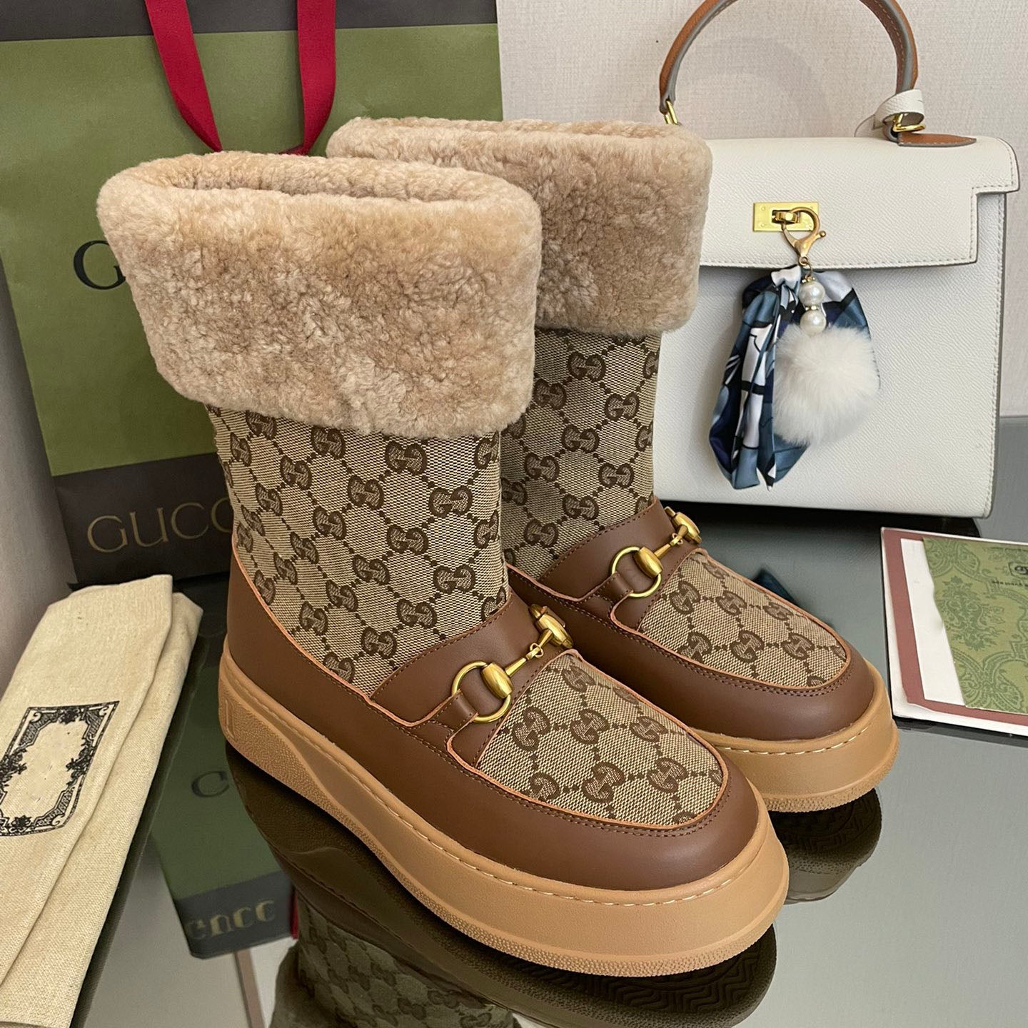 New style slave sheep fur snow boots 1