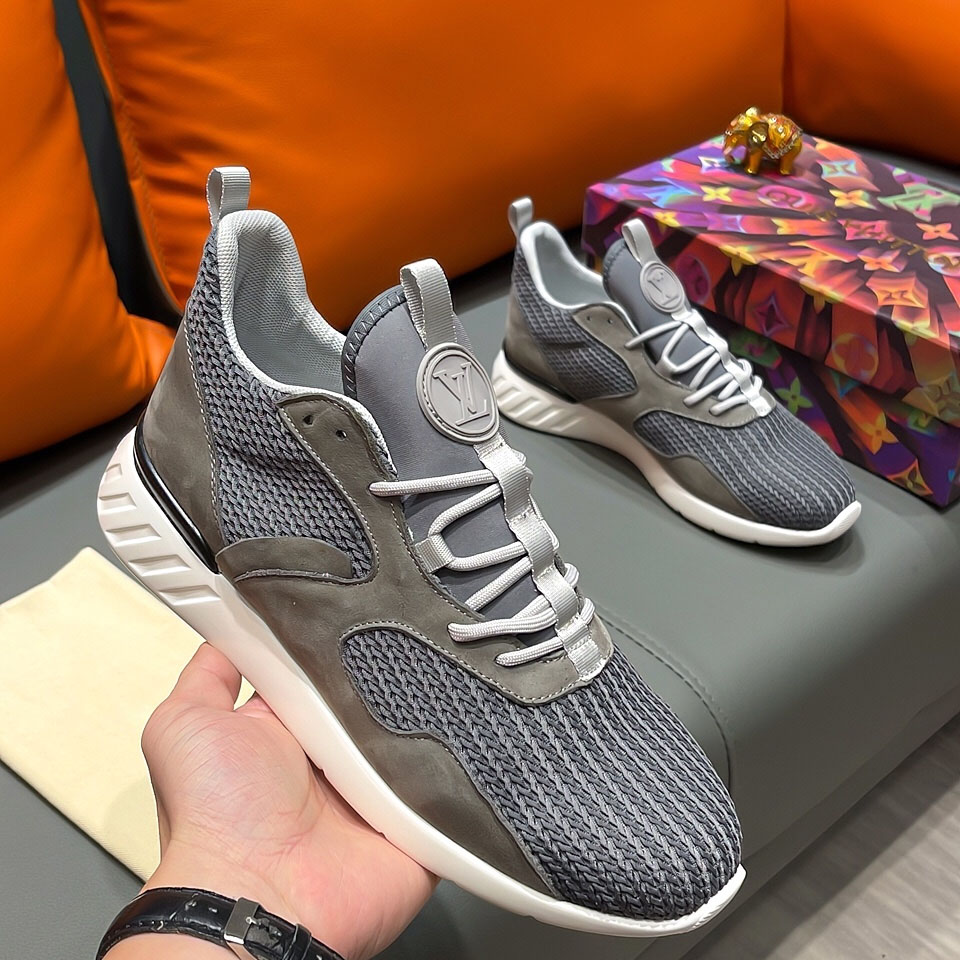 Men's Fashion Luxury Comfortable Grey Jogging Shoes