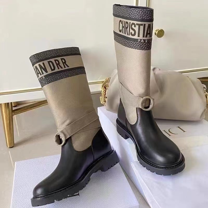 Mid-tube Martin boots for women, exquisite workmanship and a sense of high class