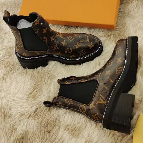 New Women Luxury Print Winter Boot