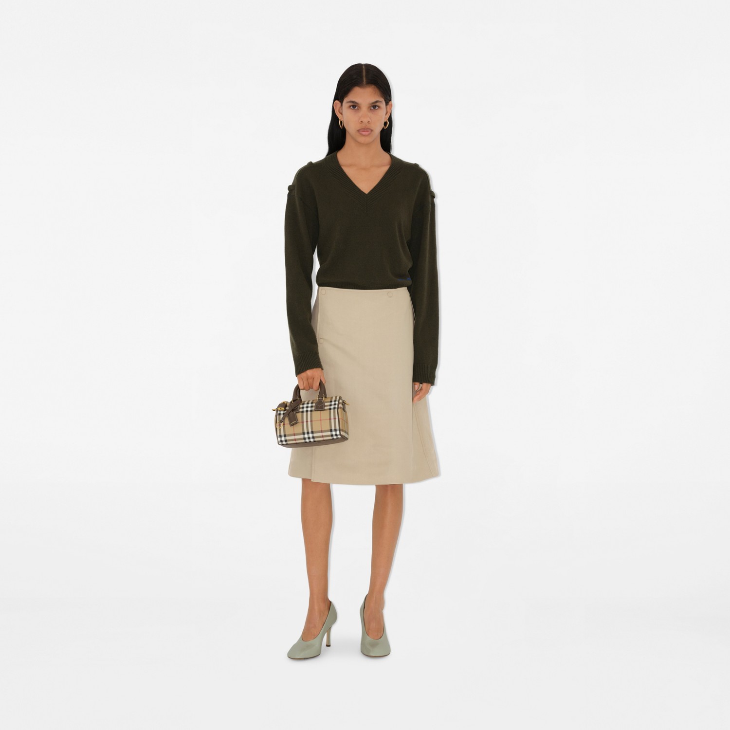 Mini Check Bowling Bag