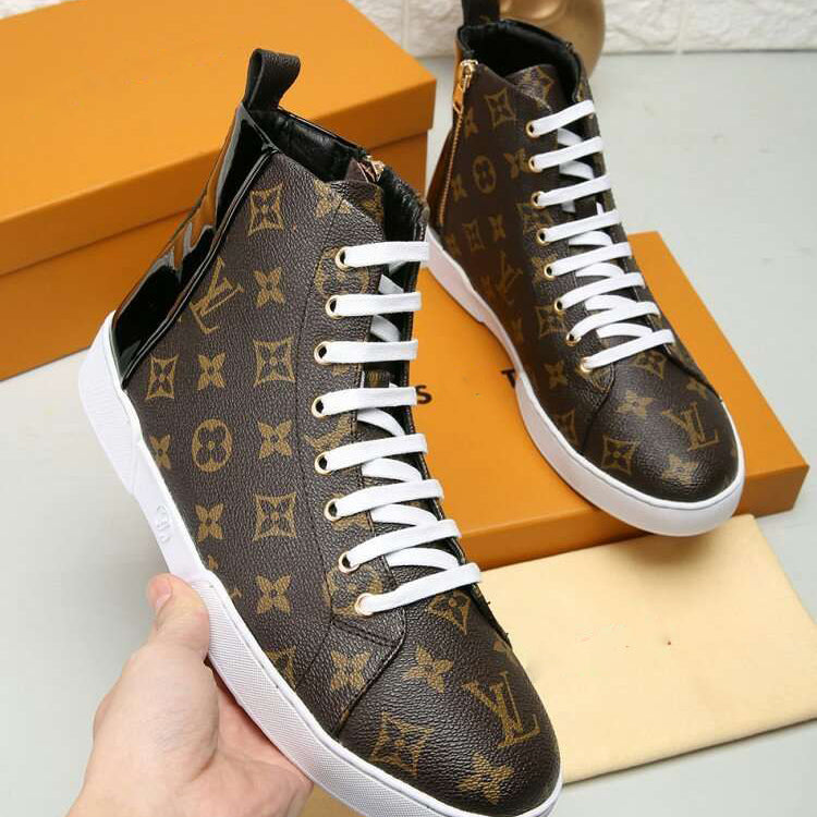 New fashion men's classic color fashion dynamic sneakers short boots