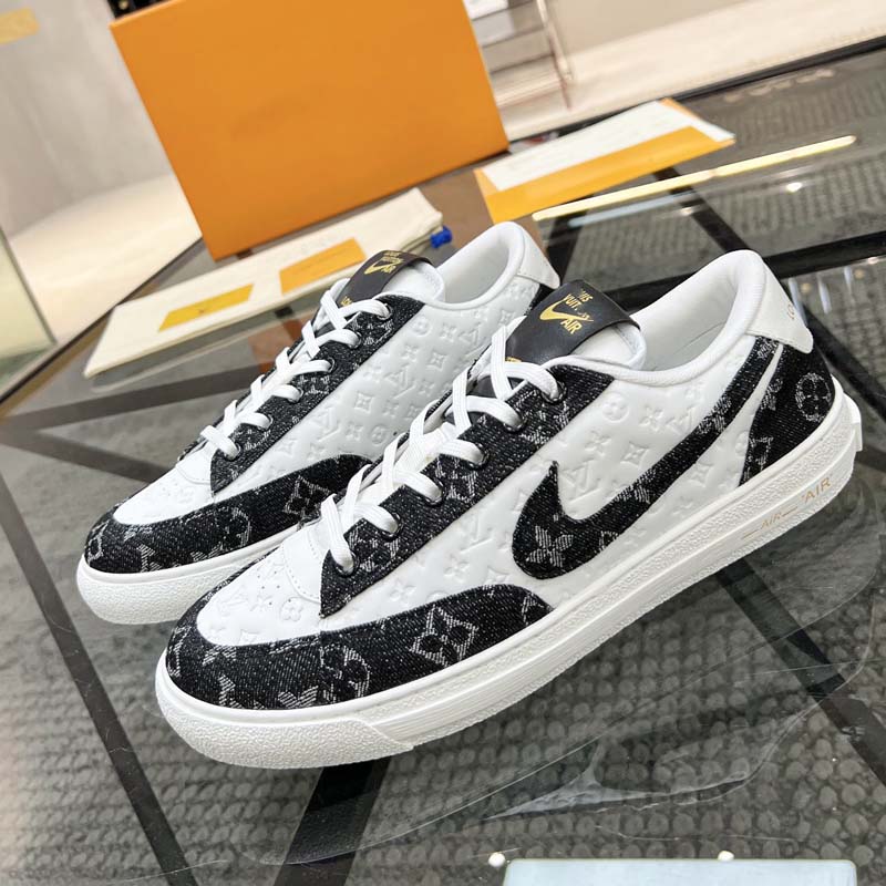 Cowhide collocation denim, water dyed Cowhide inside pad casual men 's shoes, more color