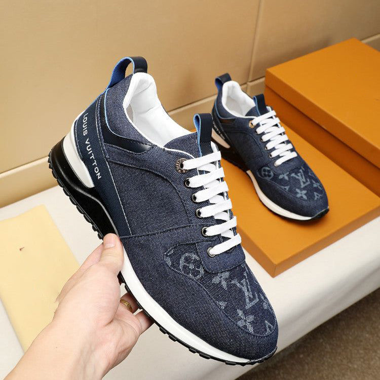 New Fashion Men's Lace-Up Fabric Casual Sneakers