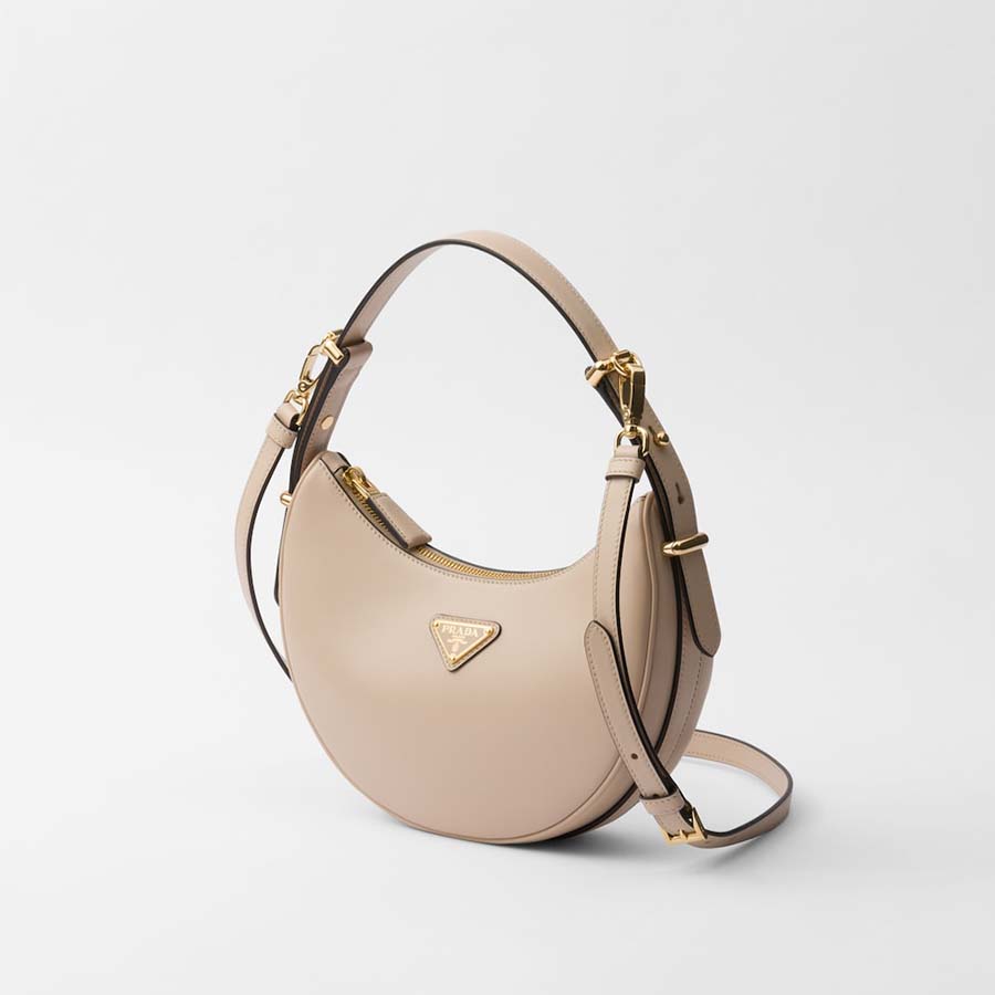 Arqué leather shoulder bag