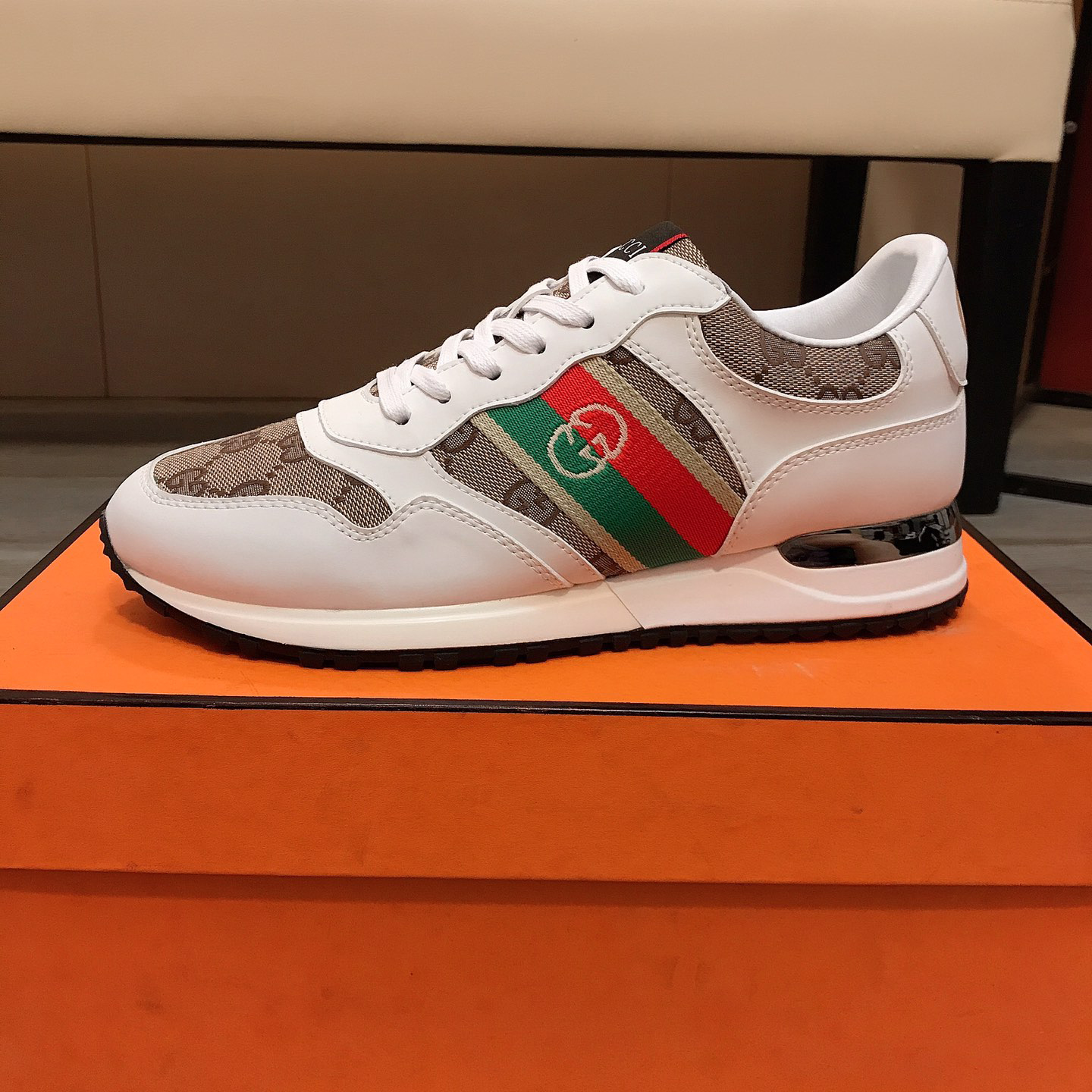 Rubber Sole Printed Sneakers (3 Colors)