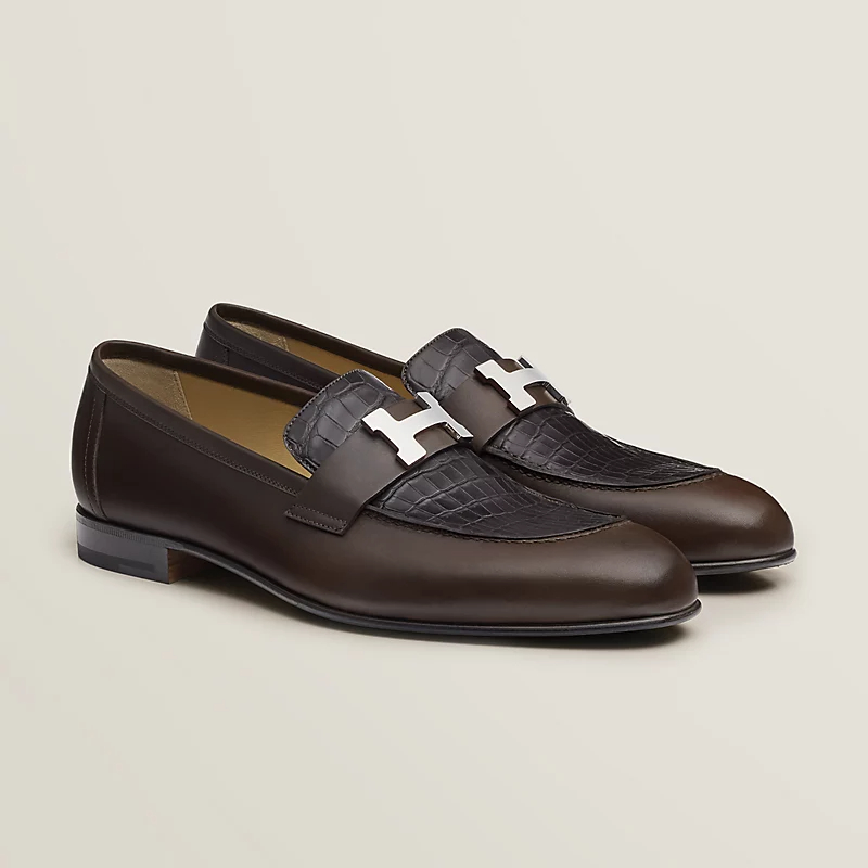 Paris loafer-marron ébène / moka