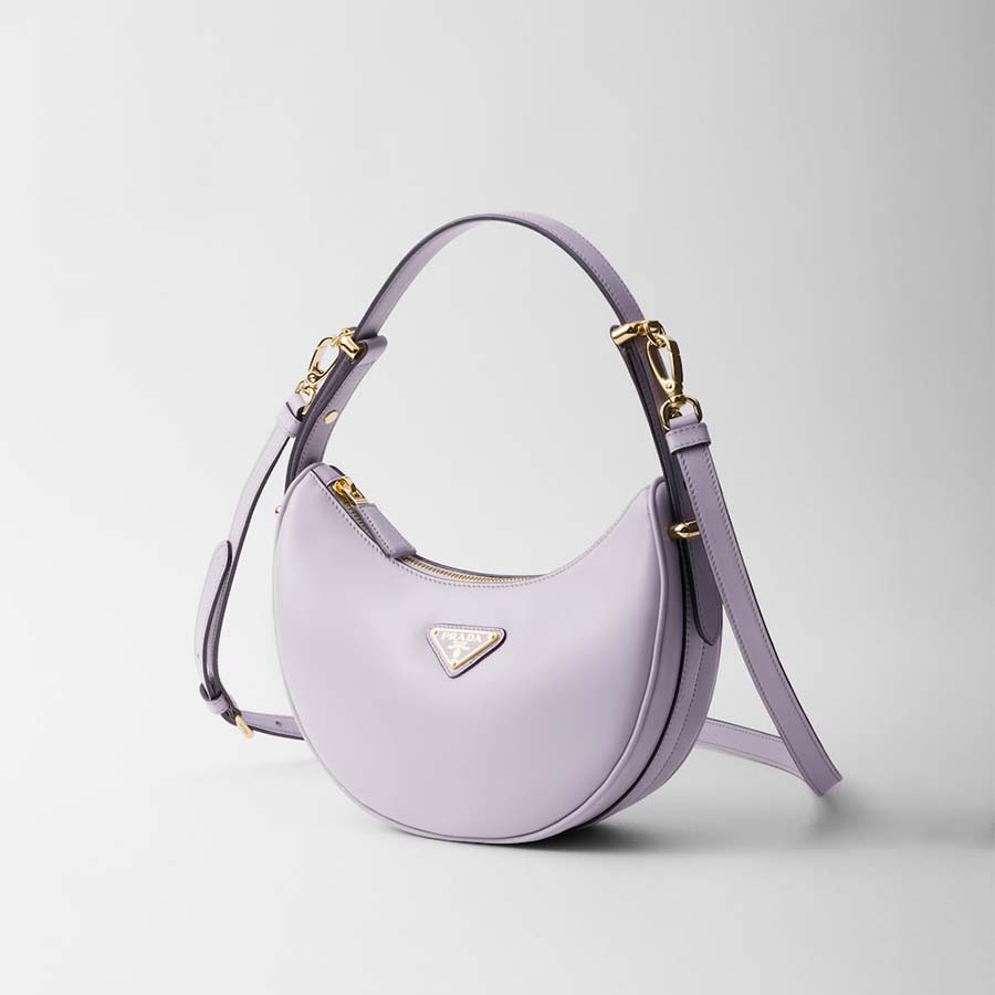 Arqué leather shoulder bag