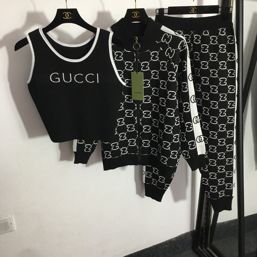 New G Logo Three Items Leisure Women's Suite