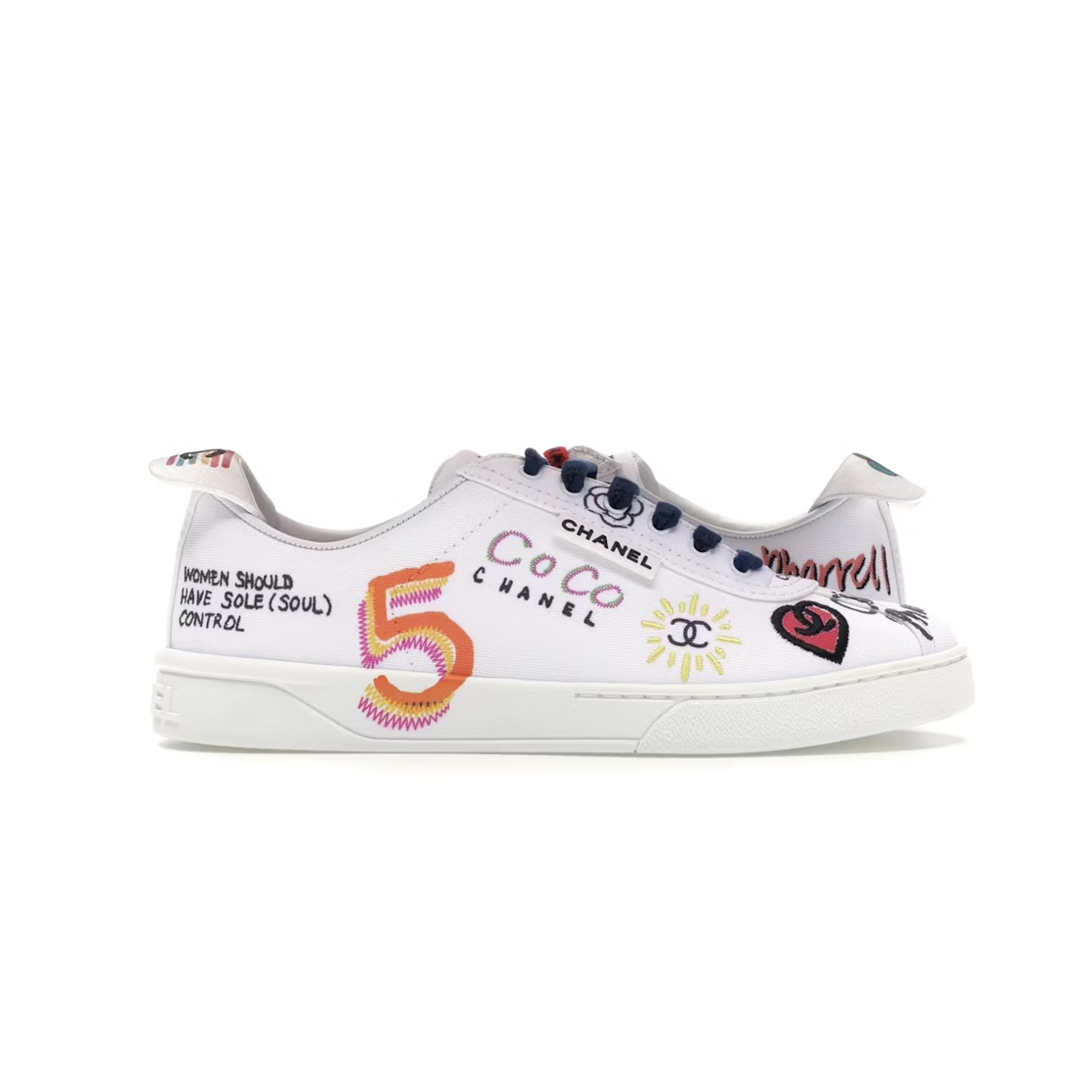 Chanel Sneakers Pharrell White Multi-Color (Women's) 24092308