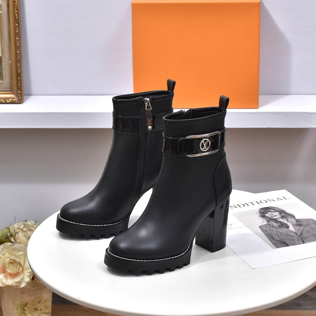 New fashion women's shoes versatile ankle boots S08