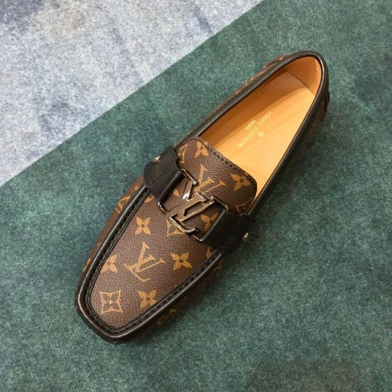 Classic Leather Up Dress Shoes Loafer Slip-On Shoe V103