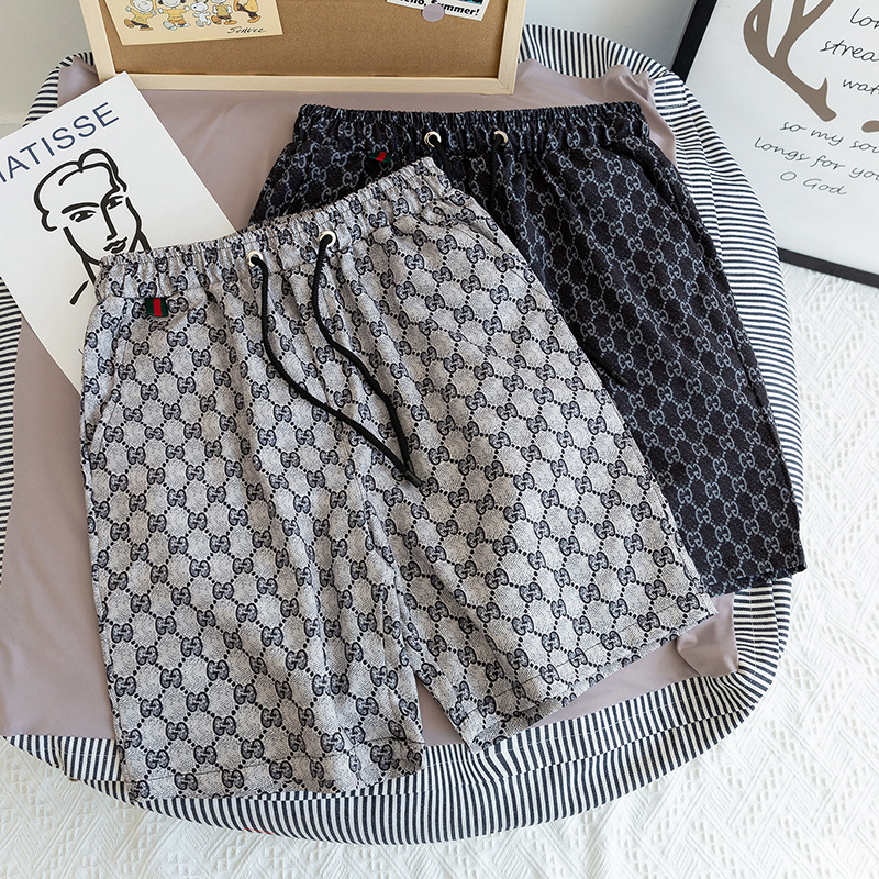 Men's Summer Casual Beach G-G Prints Shorts