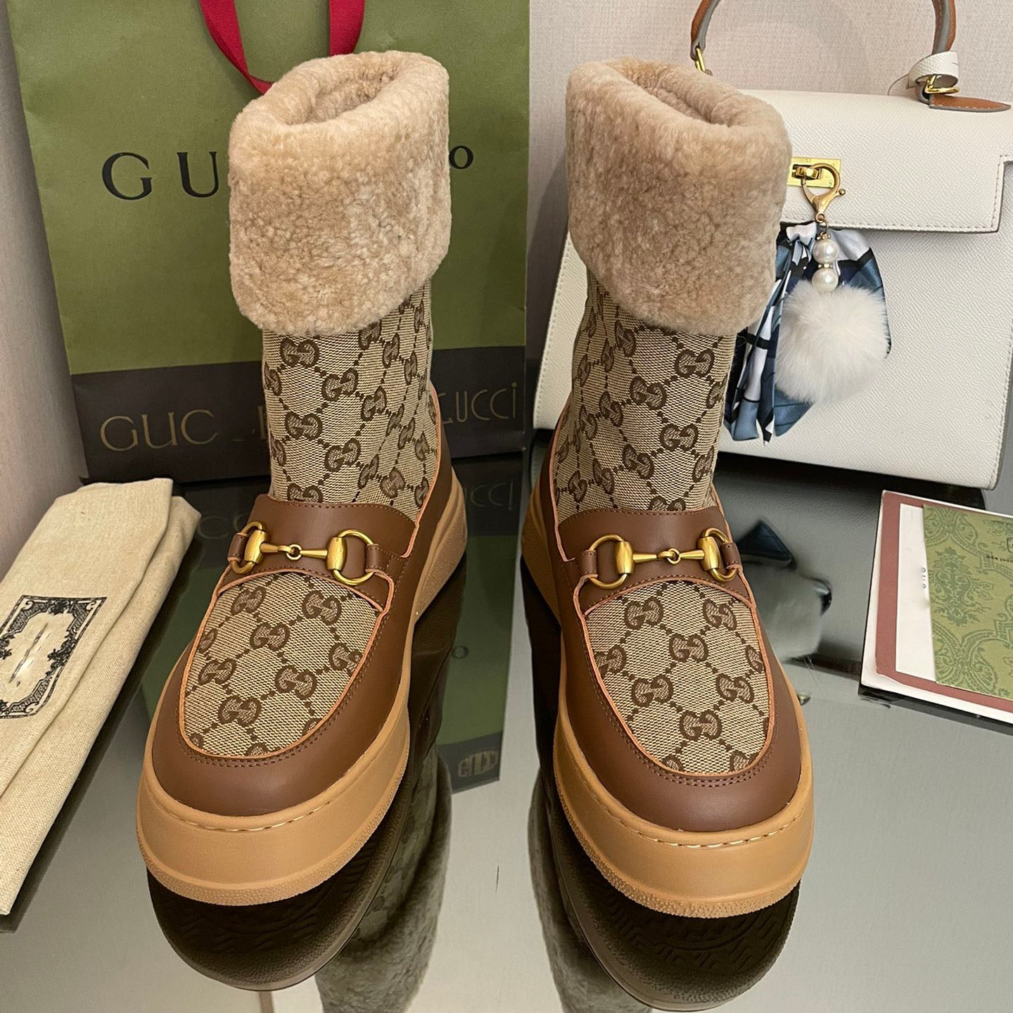 New style slave sheep fur snow boots 1