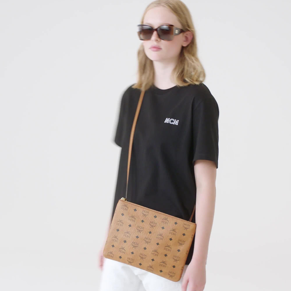 MEDIUM CROSSBODY POUCH IN VISETOS ORIGINAL 914112