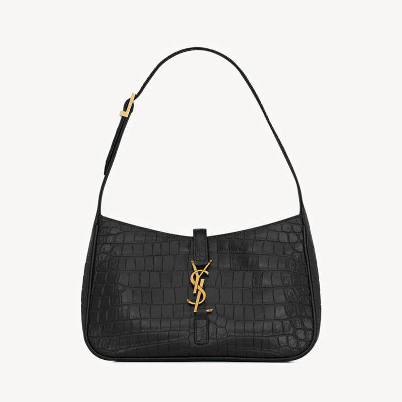 LE 5 À 7 IN CROCODILE-EMBOSSED SHINY LEATHER 852976