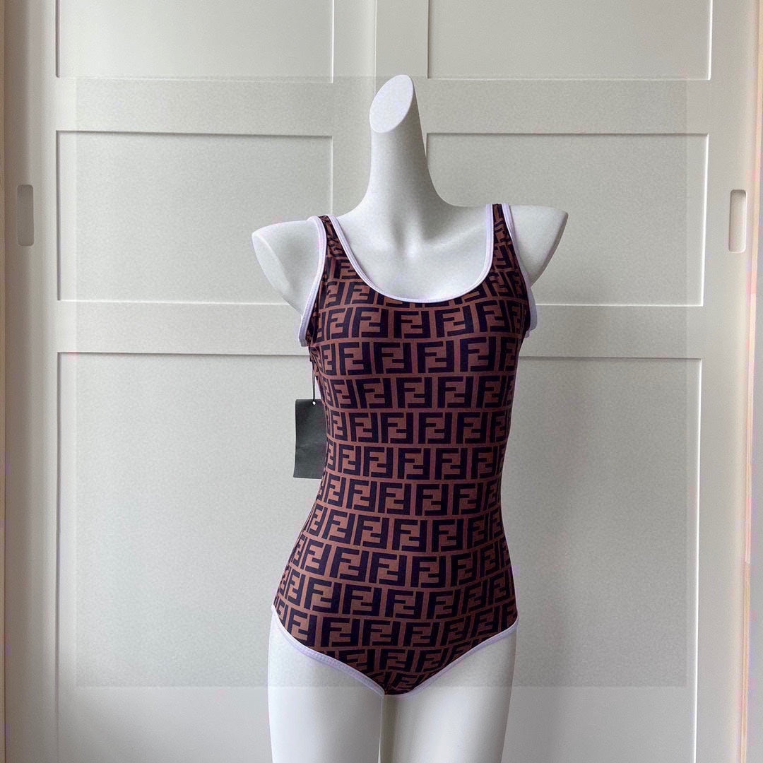 F One-piece Slip-back Swimsuit XC0823040415
