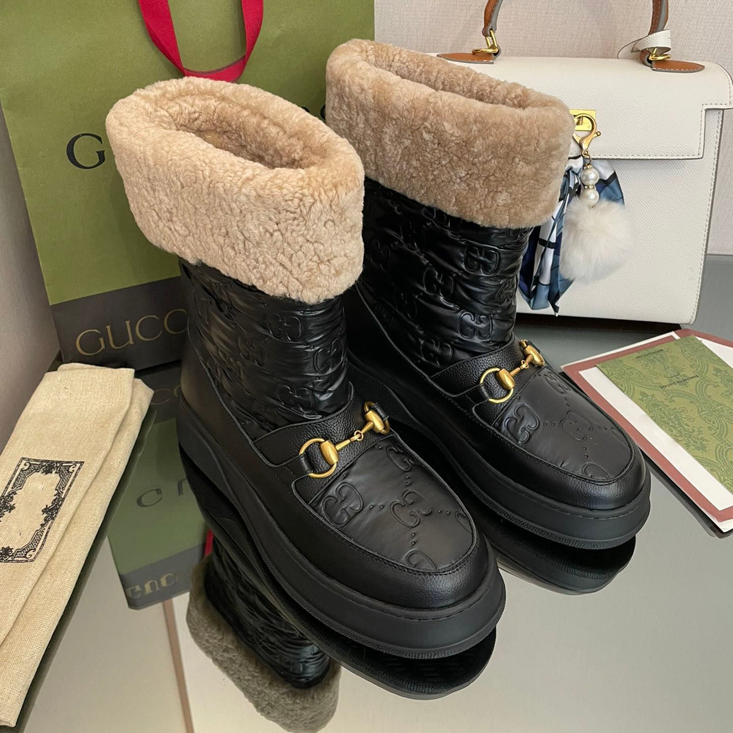 New style slave sheep fur snow boots 2
