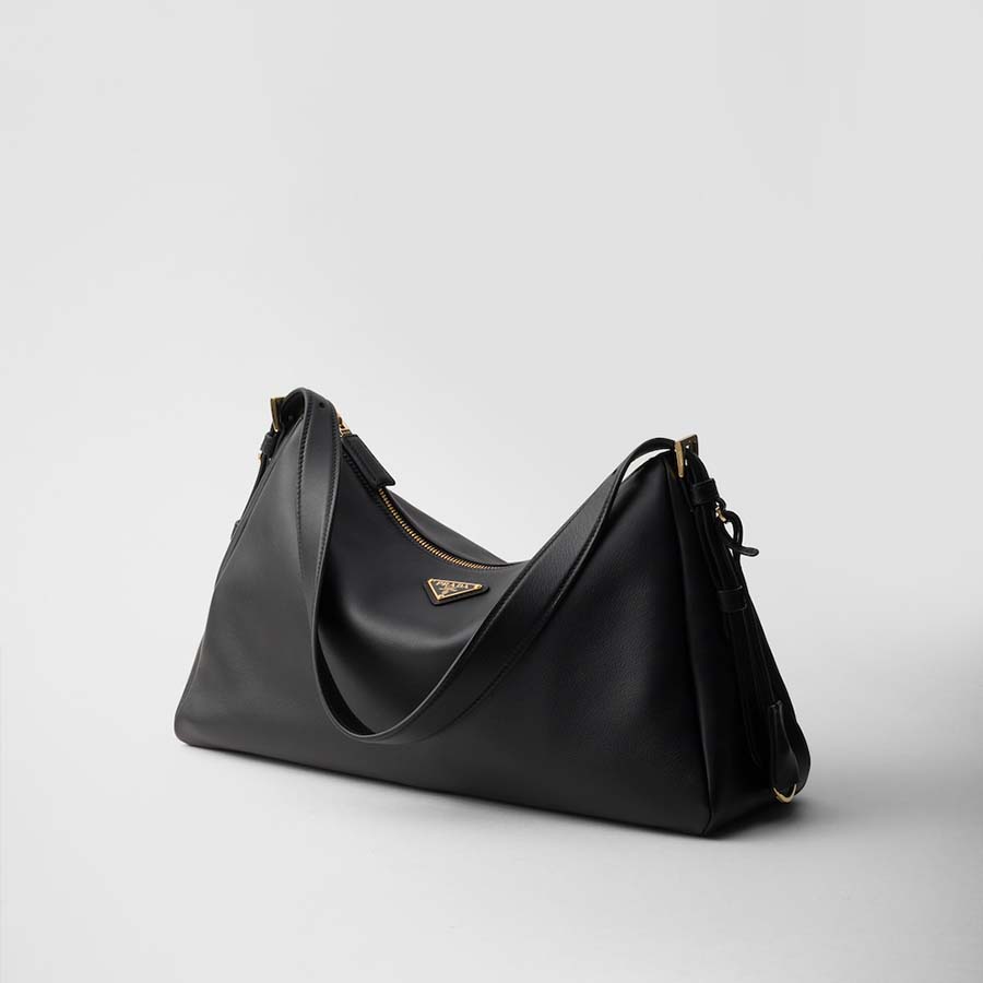 Aimée large leather shoulder bag