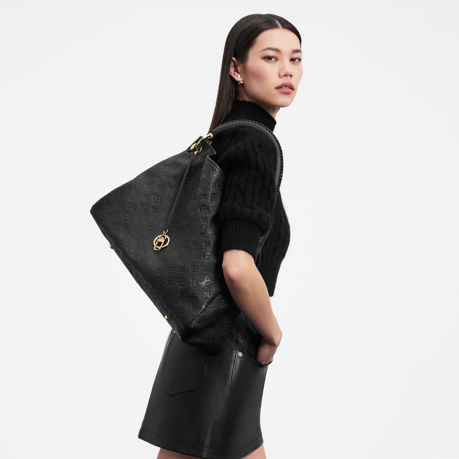 Louis Vuitton Artsy Black MM M41066 Poche felli 1