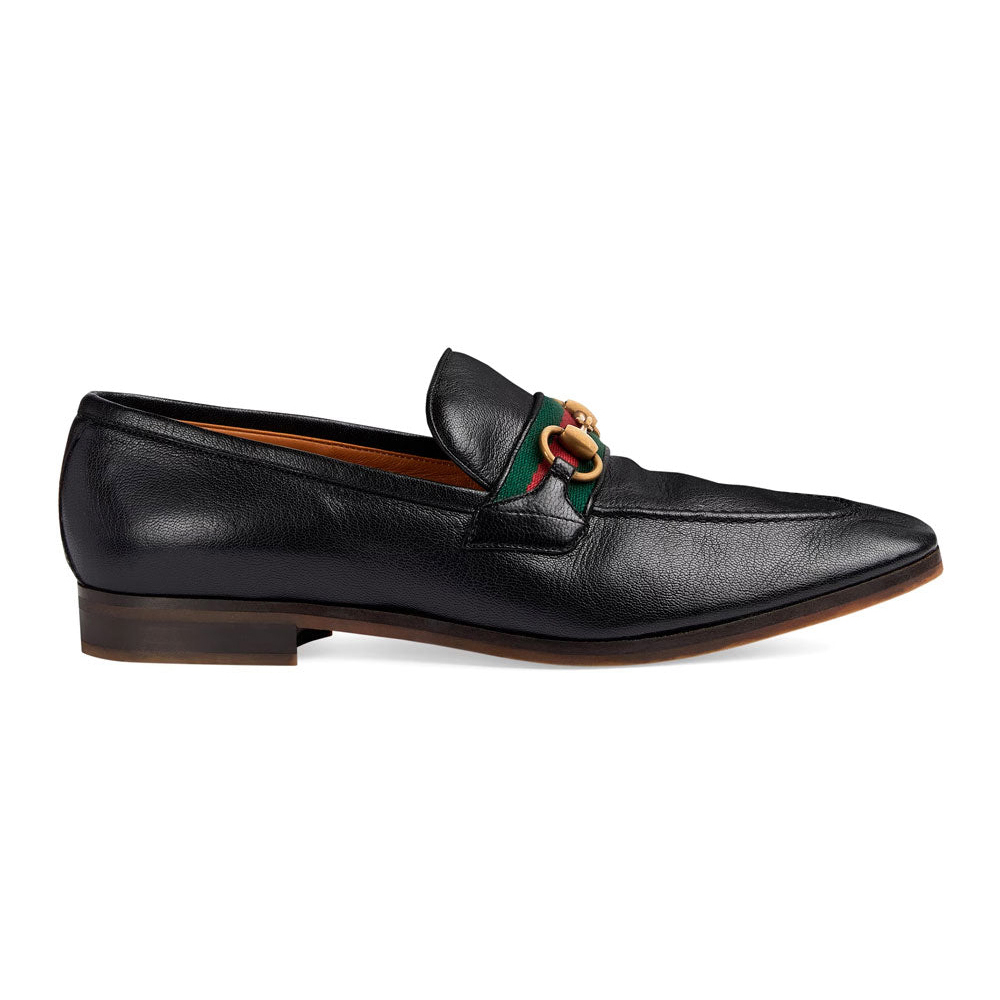 Men's Double Buckle With Saddle Web Loafers