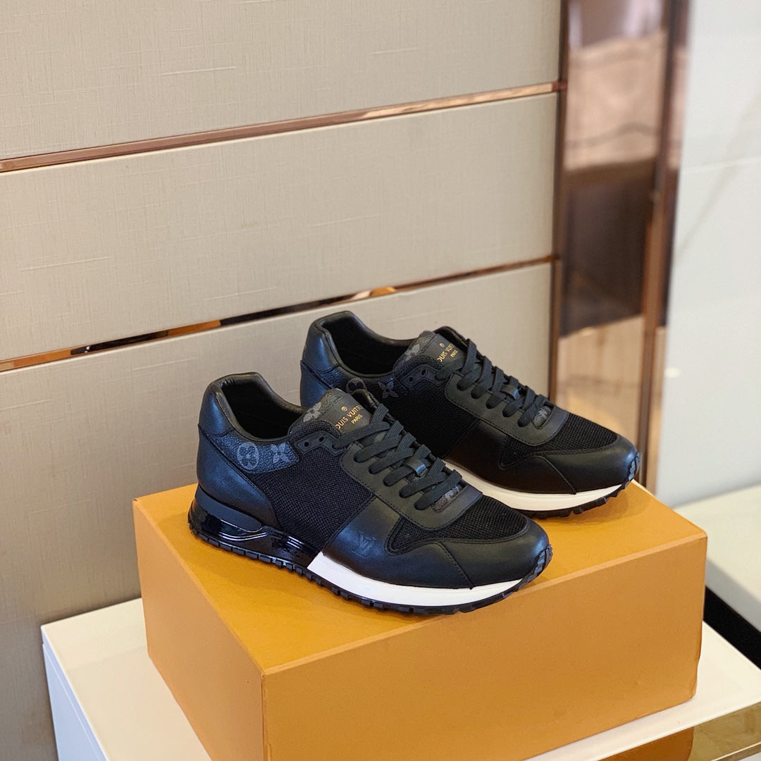 New Men's Fashion Black Versatile Comfortable Athletic Shoes