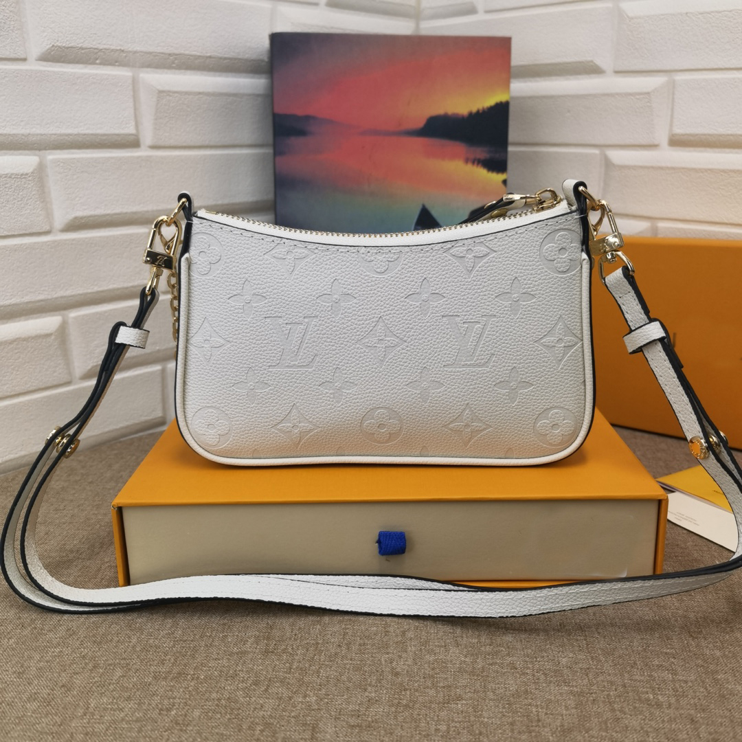 White 3D Printed Shoulder Bag