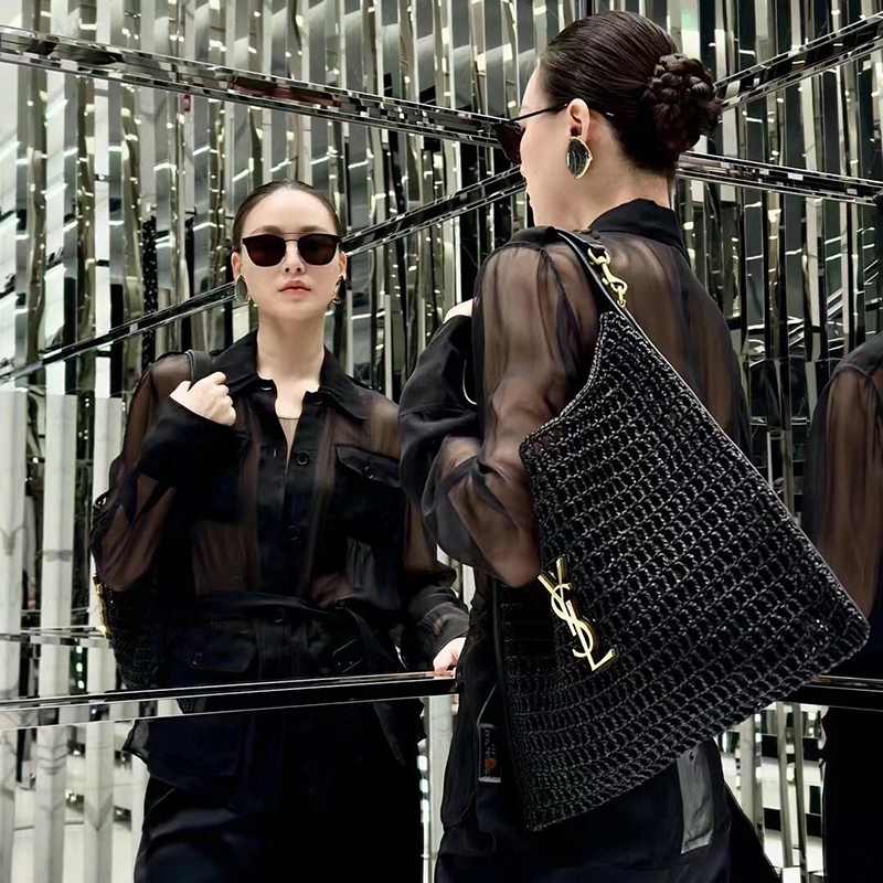 OXALIS BAG IN RAFFIA MACRAMÉ EB9818