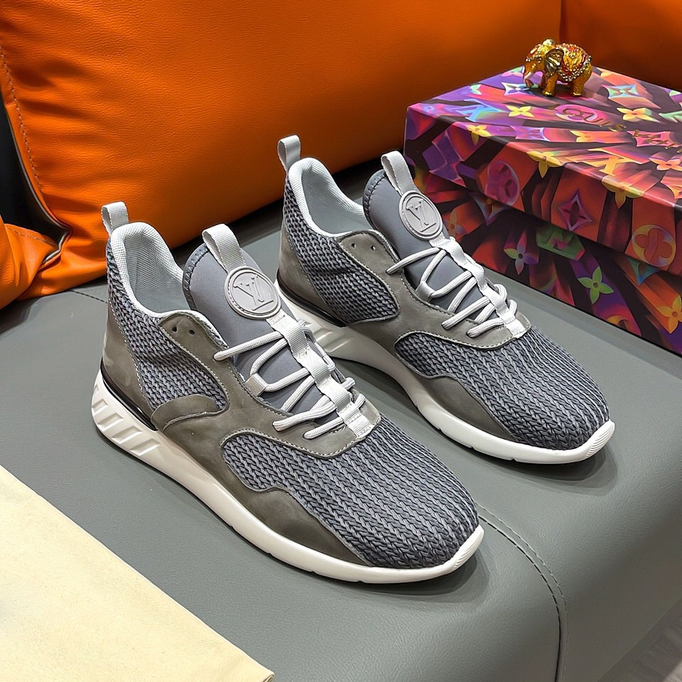 Men's Fashion Luxury Comfortable Grey Jogging Shoes