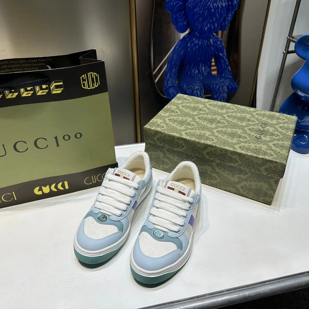 Distressed dirty shoes, crystal sneakers