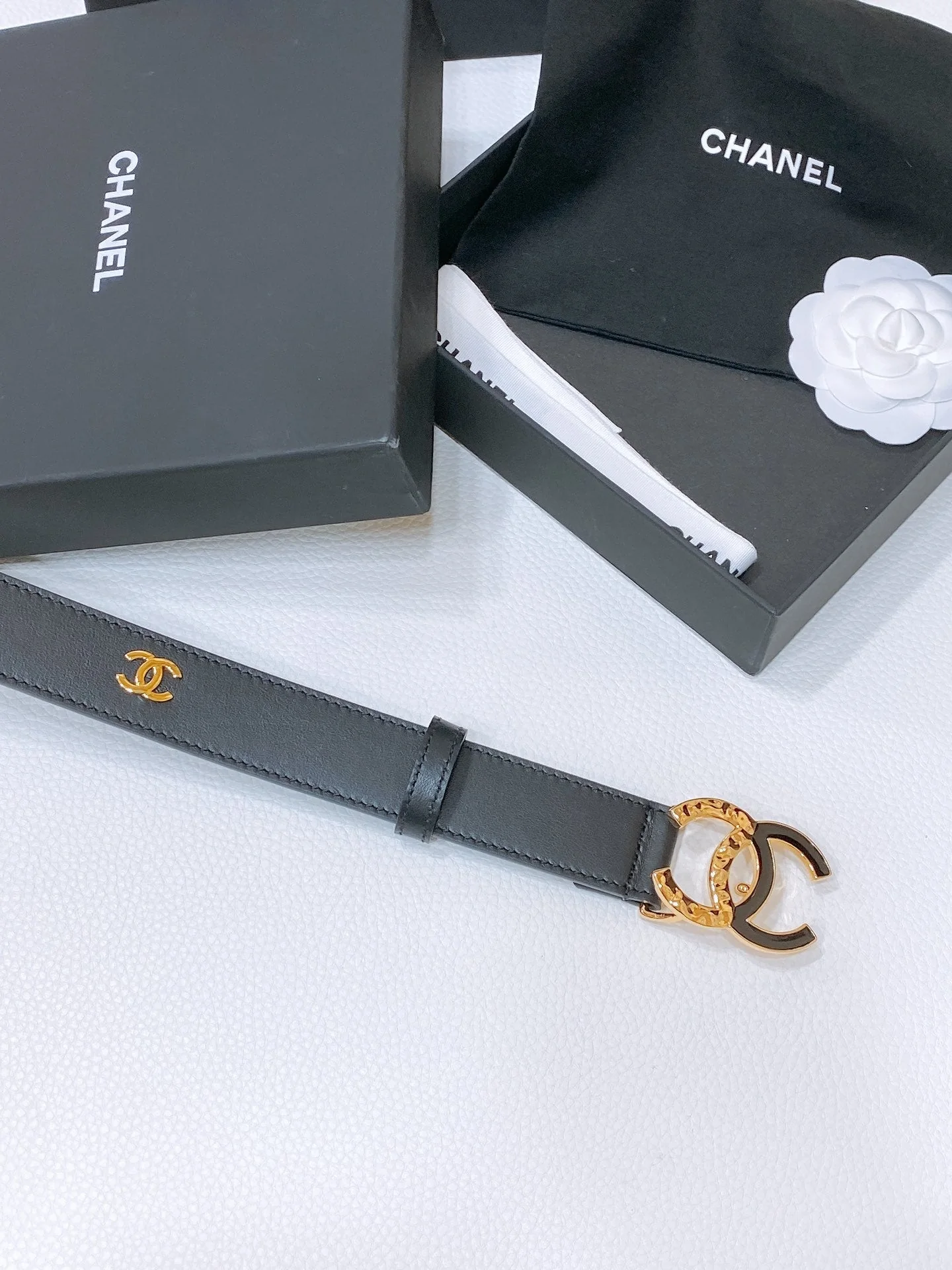 Fetal cowhide plain brass belt buckle 3.0cm