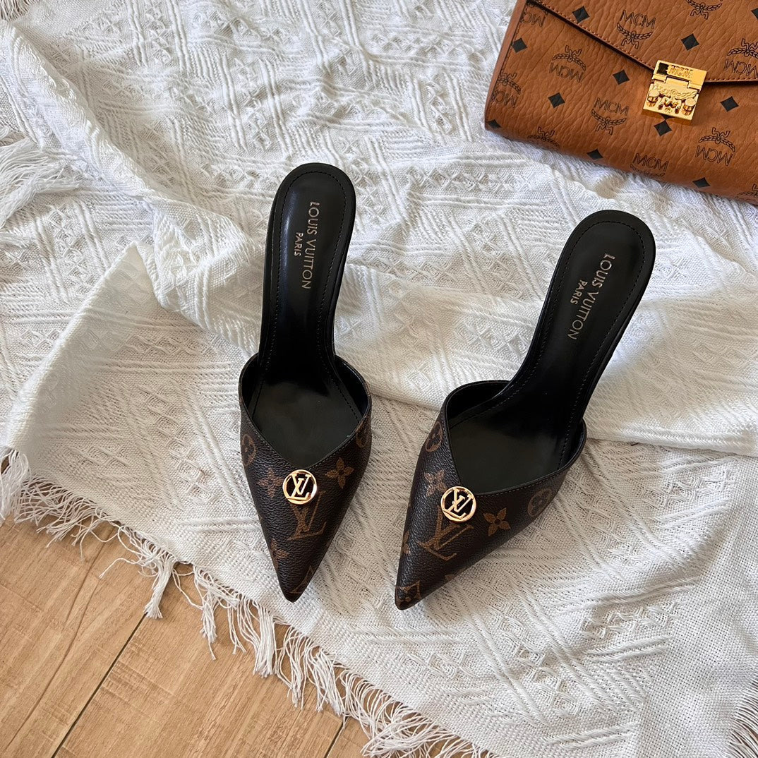 Sheepskin pointed toe high heels with heel height 6.0CM/8.0CM