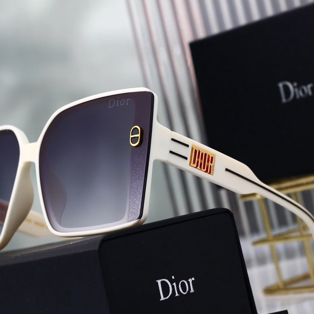 Large frame sun protection simple sunglasses